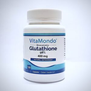 L-Glutathione (GSH) 98% – 400 mg * 100 Caps– Antioxidant