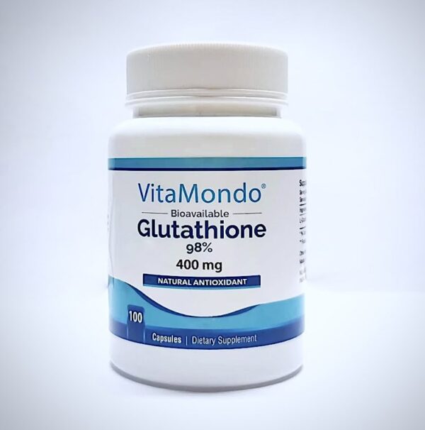 L-Glutathione (GSH) 98% – 400 mg * 100 Caps– Antioxidant