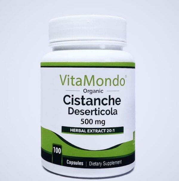 Organic Cistanche Deserticola Supplement – 500 mg * 100 Caps